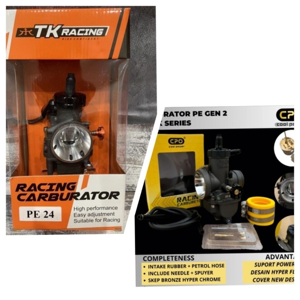 Karburator Karbu TK RACING PWK PE  24  26 28 30 31 original Rx king mio mx jupiter satria vario Beat