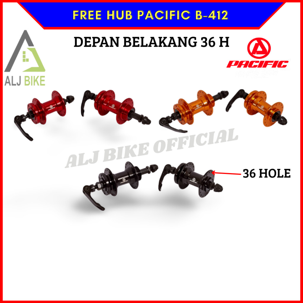 ( Victory ) Freehub Drat Ulir 36H Pacific – Hub Sepeda 36 Hole MTB Minion Seli Lipat Folding Alloy