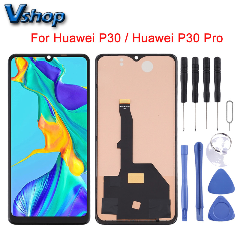For Huawei P30 /Huawei P30 Pro TFT LCD Screen with gitizer Full Assembly Mobile Phone LCD splay Repl