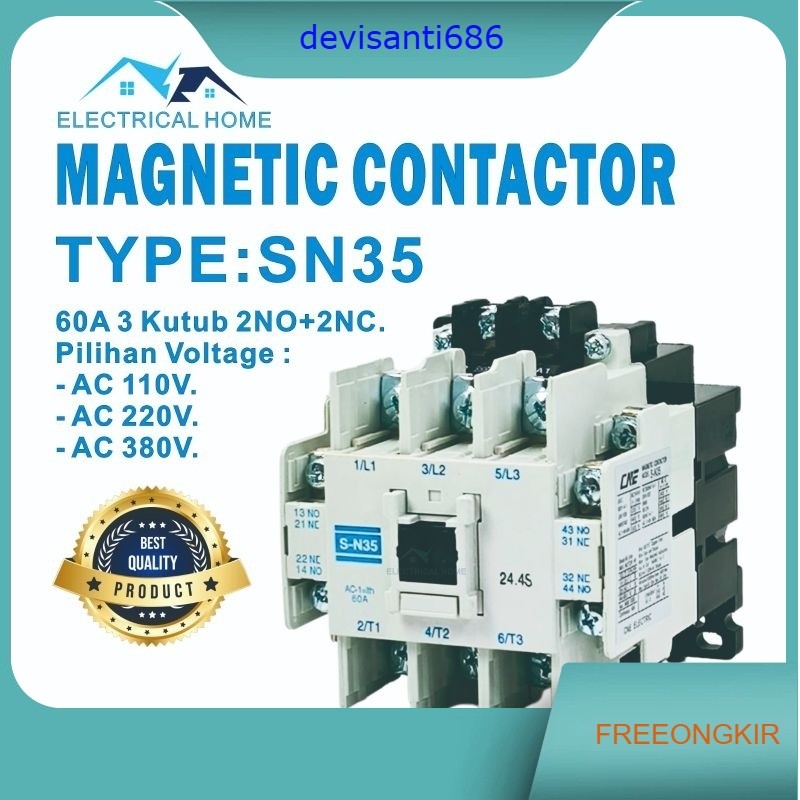 MAGNETIC CONTACTOR SN-35
