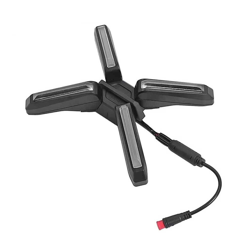 Lampu Depan Super Terang 4W untuk Skuter Listrik Segway Ninebot ZT3 ZT3 Pro X-shaped Kickscooter