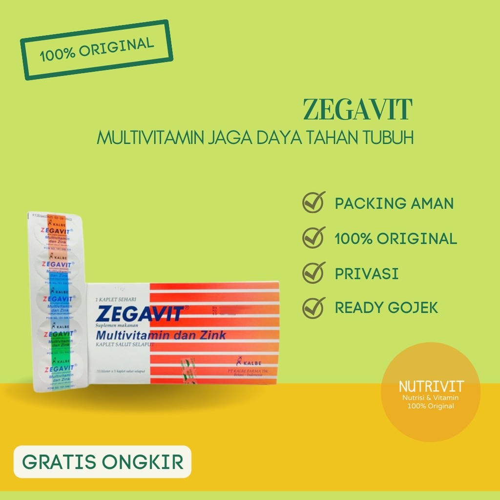 ZEGAVIT SUPLEMEN MULTIVITAMIN DAN ZINC
