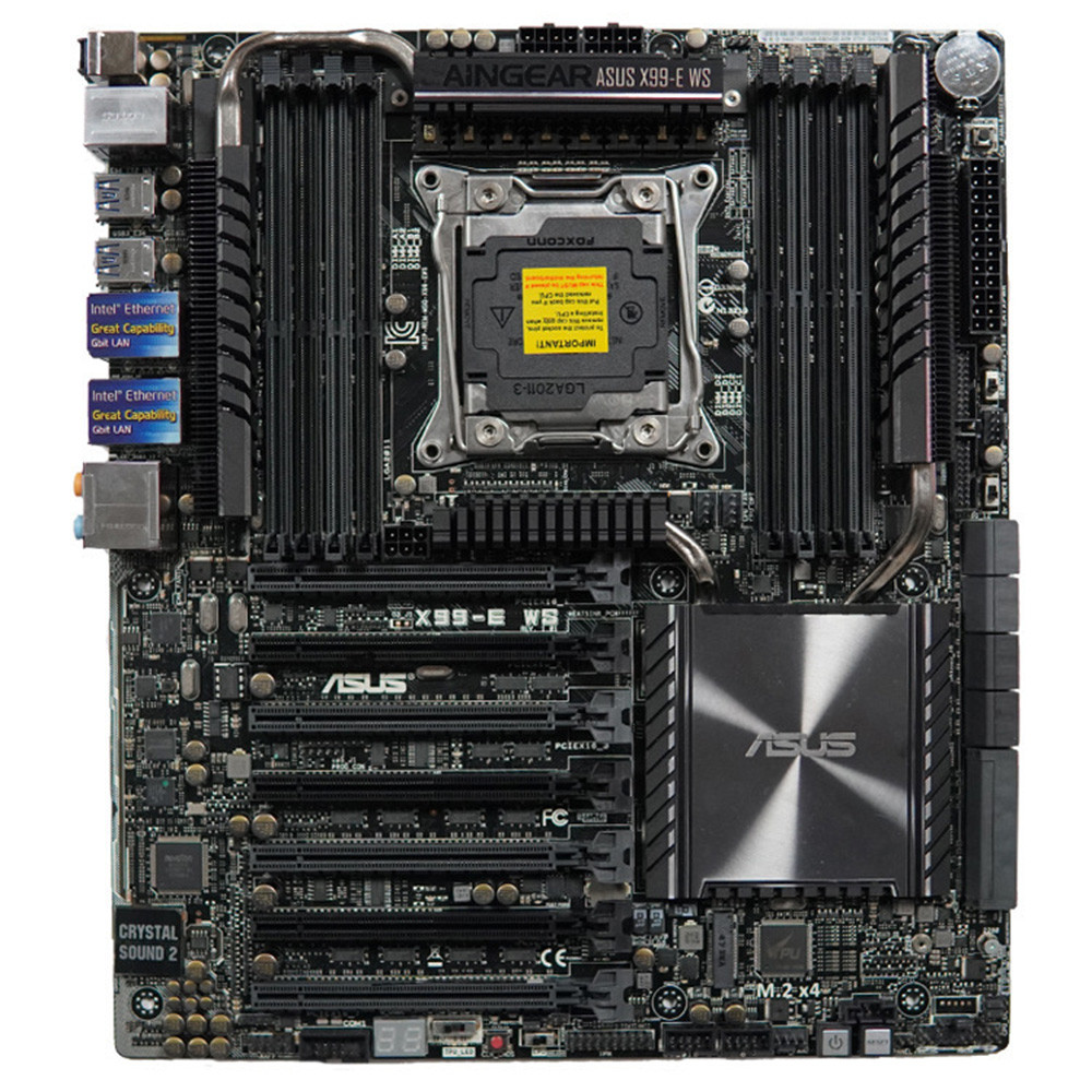ASUS X99-E WS Workstation Intel X99 Motherboard 128GB DDR4 3200 LGA 2011-v3 USB 3.1 CEB support ntel