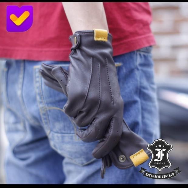 Sarung Tangan Kulit Motor Cubit Basic Gloves