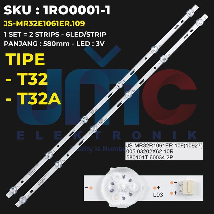 Backlight TV AVARO 32 Inch Tipe T32 T32A JS-MR32E1061ER.109