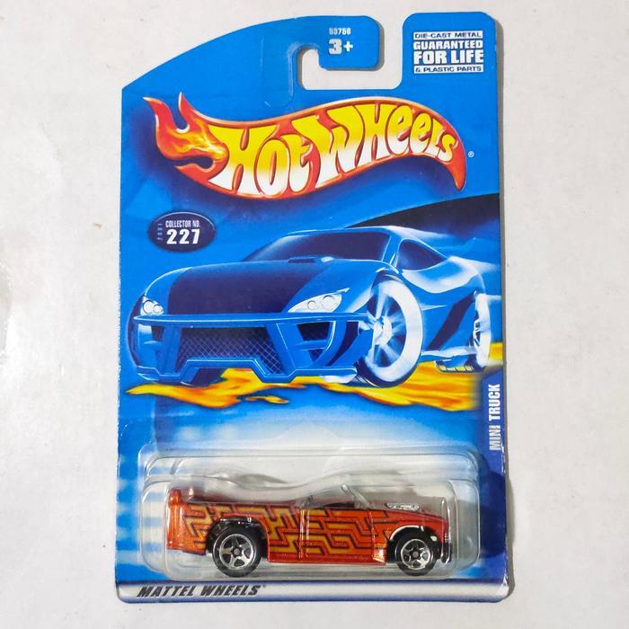 Mainan Hot Wheels Mini Truck orange coklat 2004