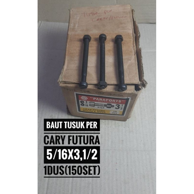 baut tusuk per mobil carry futura 5/16x3,1/2 kunci 12 paket (150set) CRB