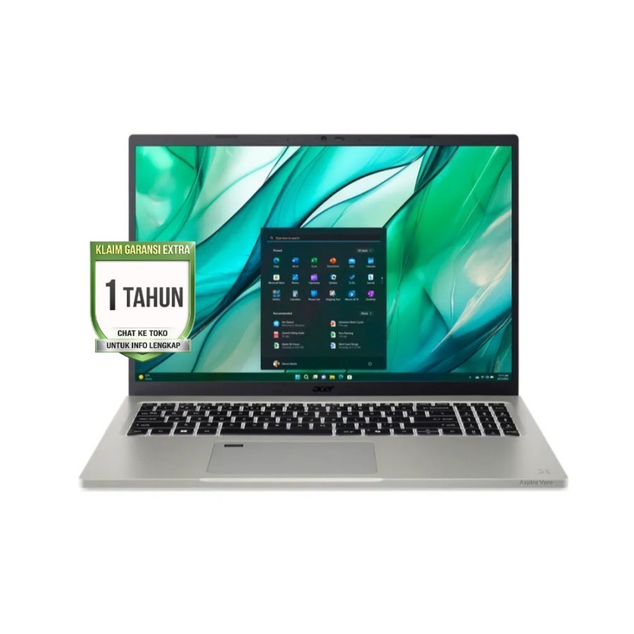ACER ASPIRE VERO AV16 ULTRA 7 155U RAM 16GB 1TB SSD WIN11 OHS 16" WUXGA 100SRGB BACKLIT FINGERPRINT 