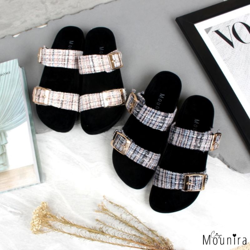 TERBARU BERSHA Sendal Wanita By Ceisya Mounira