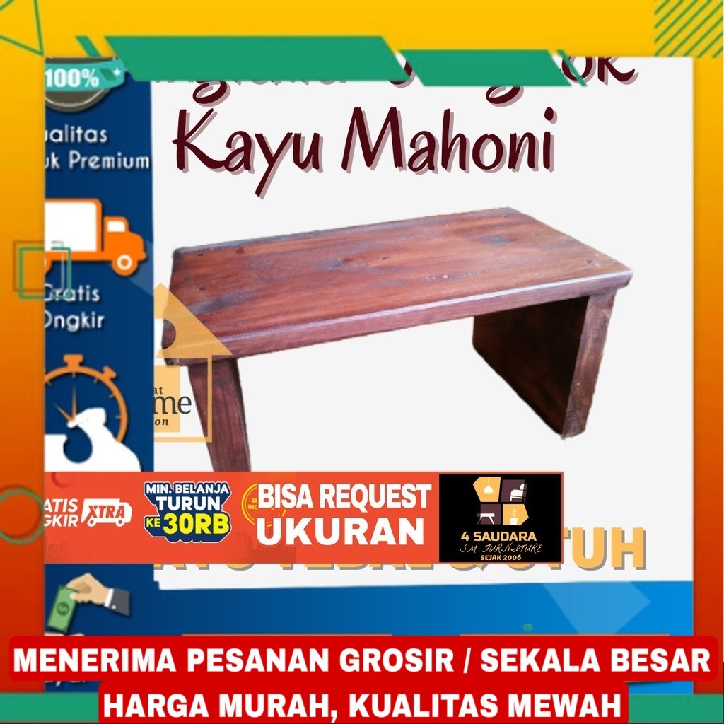 Promo Dingklik Kursi Jongkok Dingklik Kayu Jengkok Kayu Besar Jongkok Kayu Dingklik Kayu Bangku Kayu