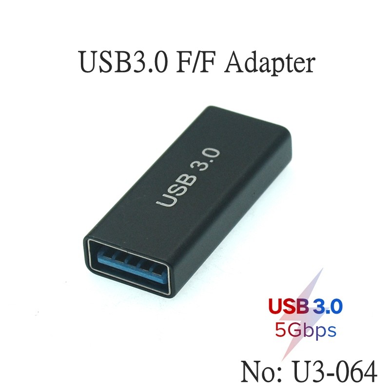5Gbps USB 3.0 Type A Male to Female Connector Plug Adapter USB3.0 A dual Male / Female Coupler Adapt
