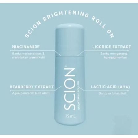 SCION Roll On Deodorant by Nu Skin – Deodoran Anti Bau Badan Tahan Lama & Lembut di Kulit