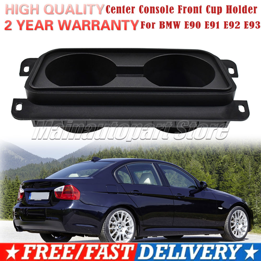 For BMW E90 E91 E92 E932005-2013 Console Double Hole Cup Holder Center Console Front Cup Holder
