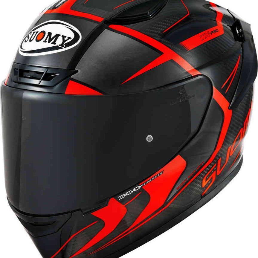 Suomy TX Pro Carbon Advance Red Fluo Original