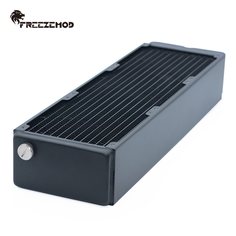 FREEZEMOD Computer pc water cooler brass raator 3 layers 65MM thick copper f cpu heat sink ROHS cert