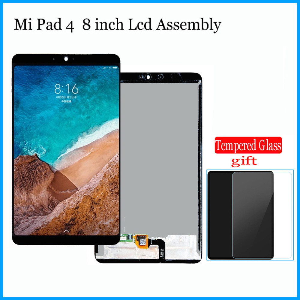 New 8" inch For Xiaomi Mi Pad 4 MiPad4 Mipad 4 MIUI LCD Display + Touch Screen Digitizer Full Assemb