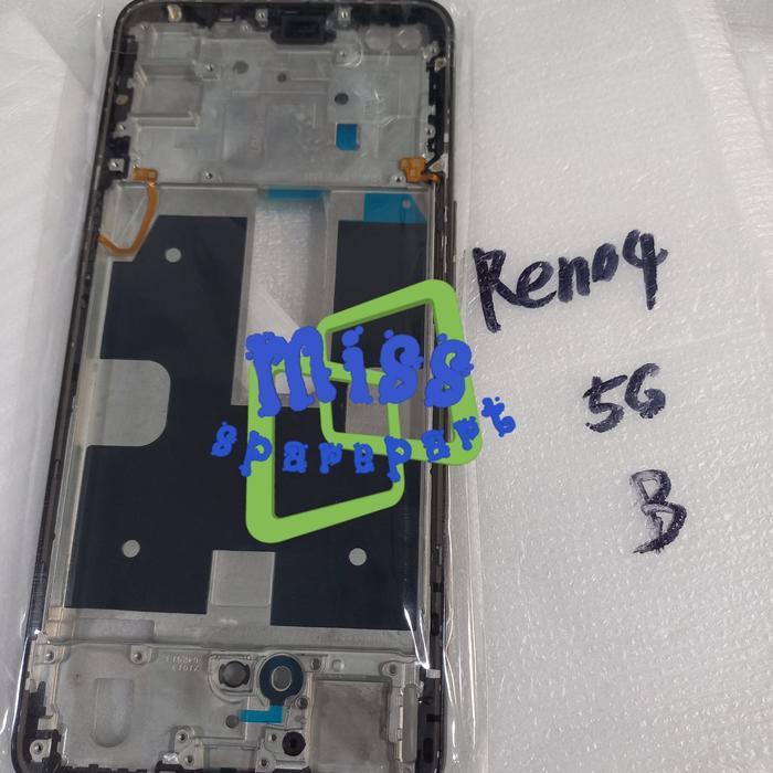 Frame LCD Tulang Tengah OPPO RENO 4 5G Tatakan Bezel Bazel