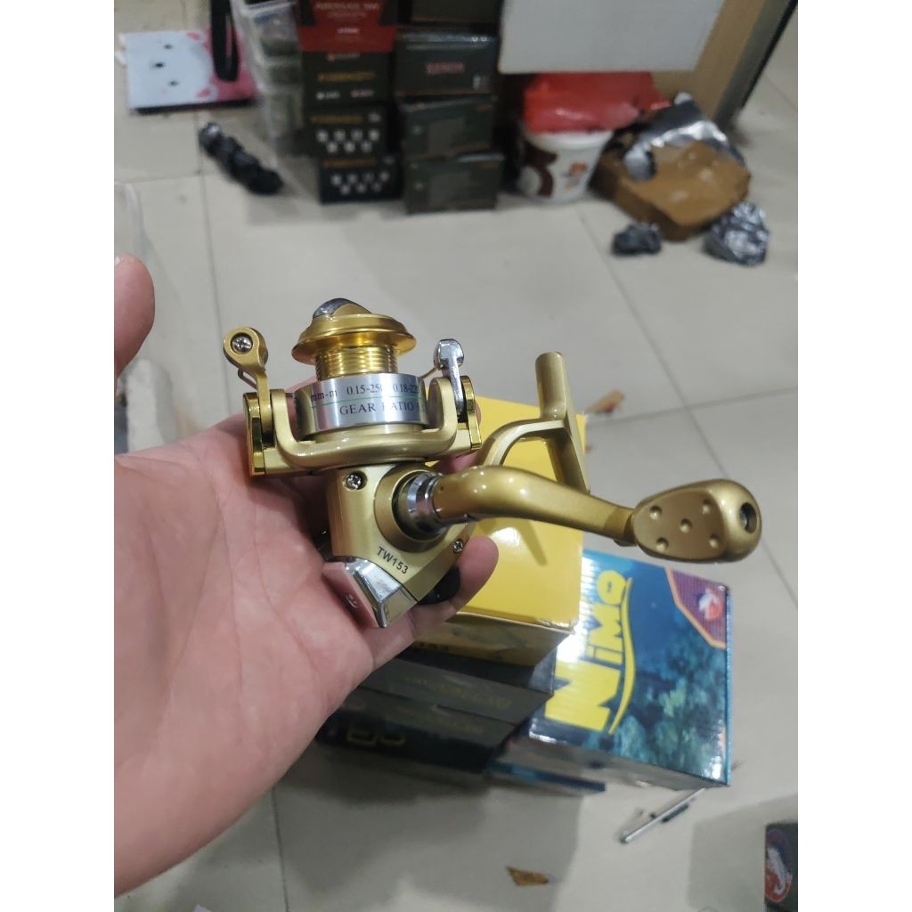 Reel pancing mini Golden fish TW153 Reel mini goldenfish