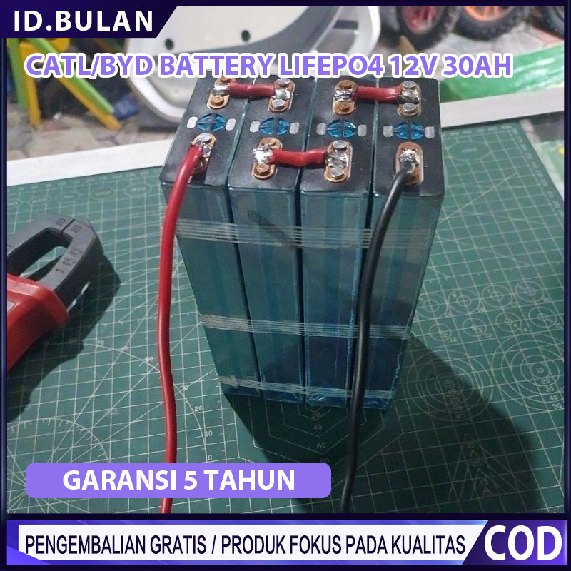 Lifepo4 12 volt 30ah/ batre lifepo4 12v 30ah New 100%