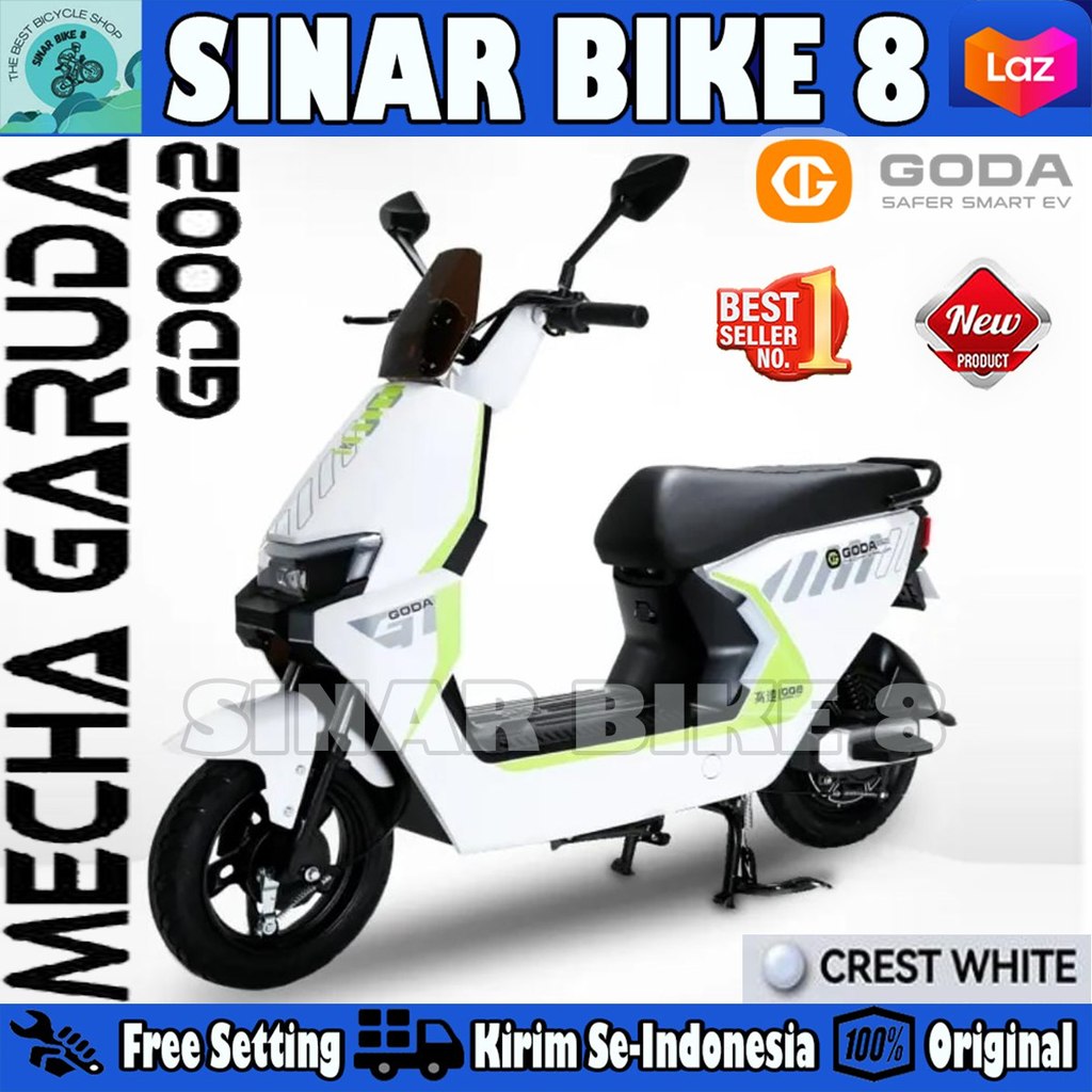 Sepeda Listrik GODA GD 002 MECHA GARUDA 48V 12AH 48V/12AH Selis Garansi Resmi