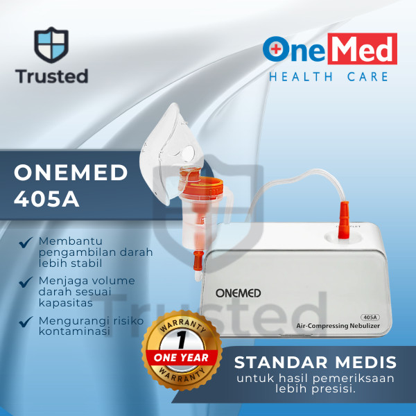 Nebulizer Onemed 405A Compressor Alat Uap Inhaler Medis Portable Mudah Digunakan
