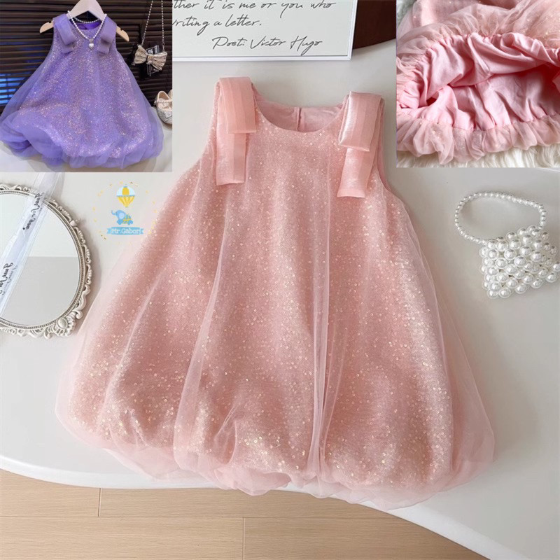 [Mr.Gabor] Baju Dress pesta 2 - 8 tahun anak perempuan manik / Baju pesta anak / OLie Dress