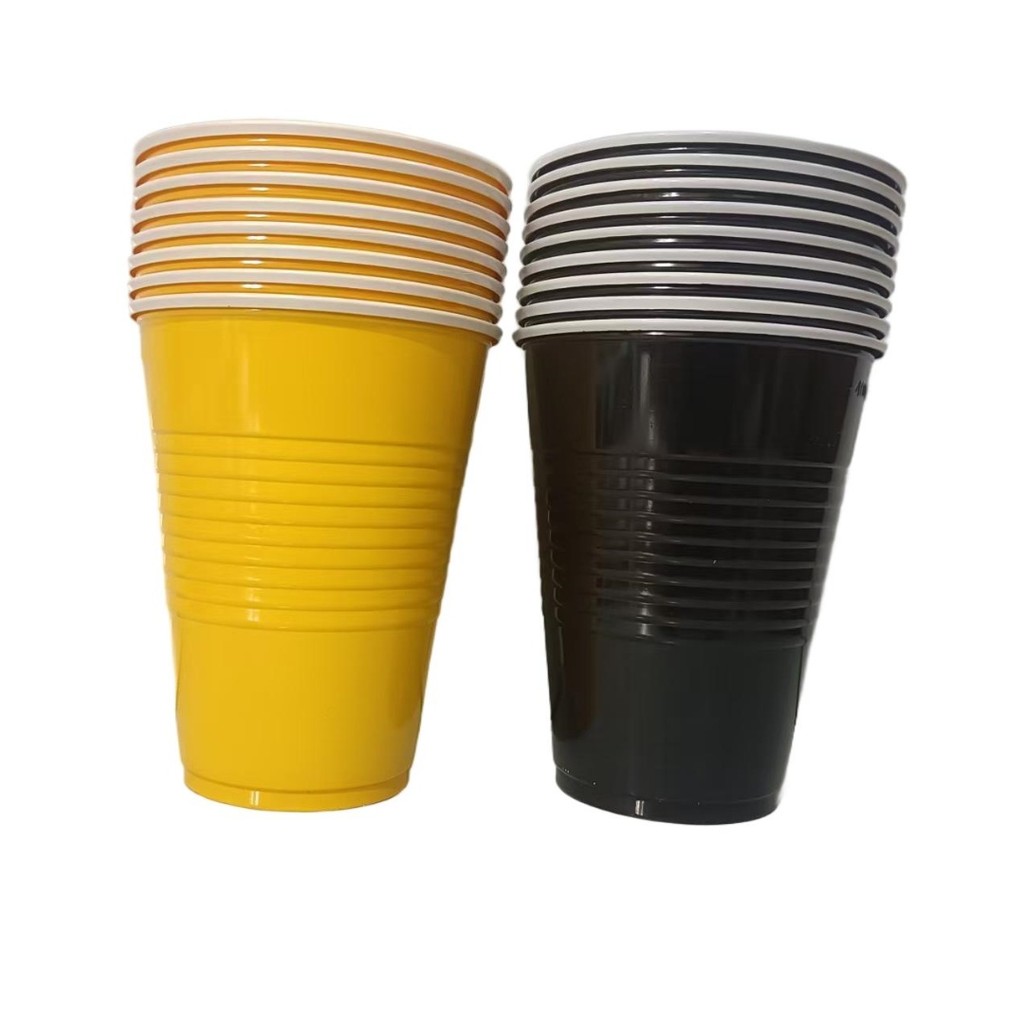 Pack 100PCS of 16OZ Party Cups for Beer Pong Game Drinks Soda Punch, Barbecue, Cola or Water sposabl
