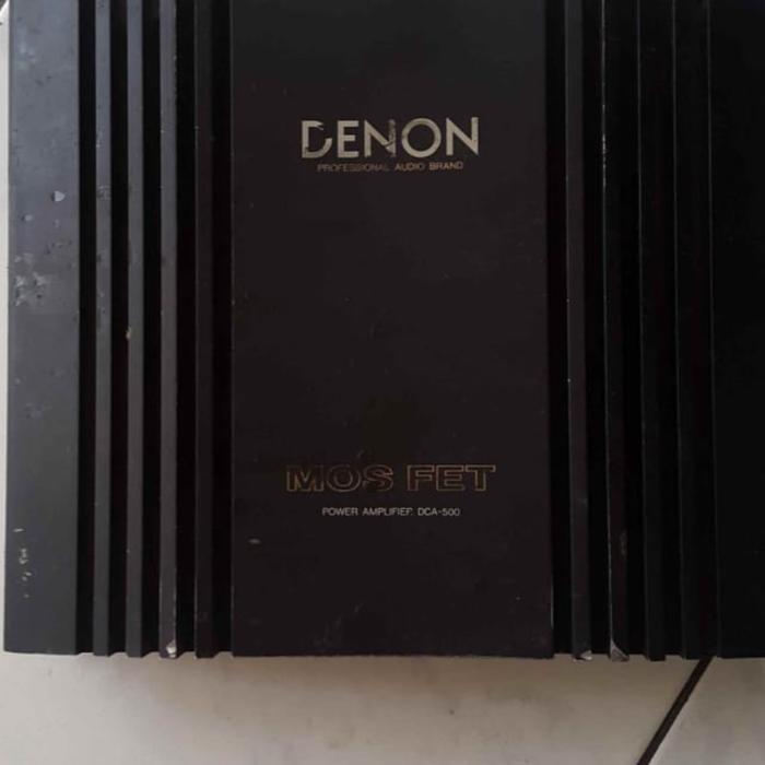 DENON power amplifier dca 500