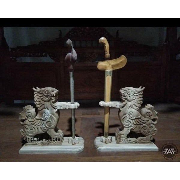 jagrak keris isi ukiran singo mentah BM01628 termewah