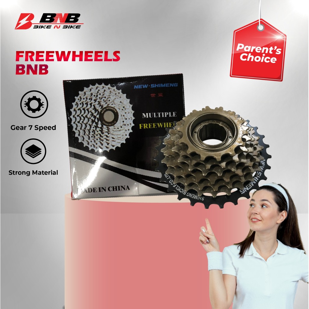 Sprocket Freewheel Gear Gir Susun Belakang Sepeda 7 Speed