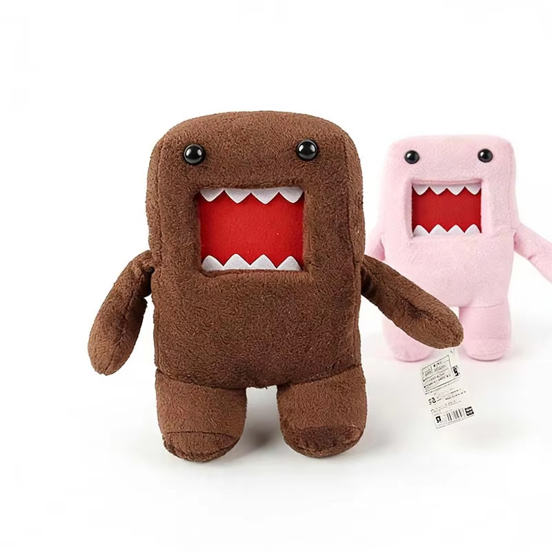 Soft Kawaii Domo Kun Plush Toy Cute Stuffed Animal Doll Funny Cartoon Figure Perfect Birthday Holida