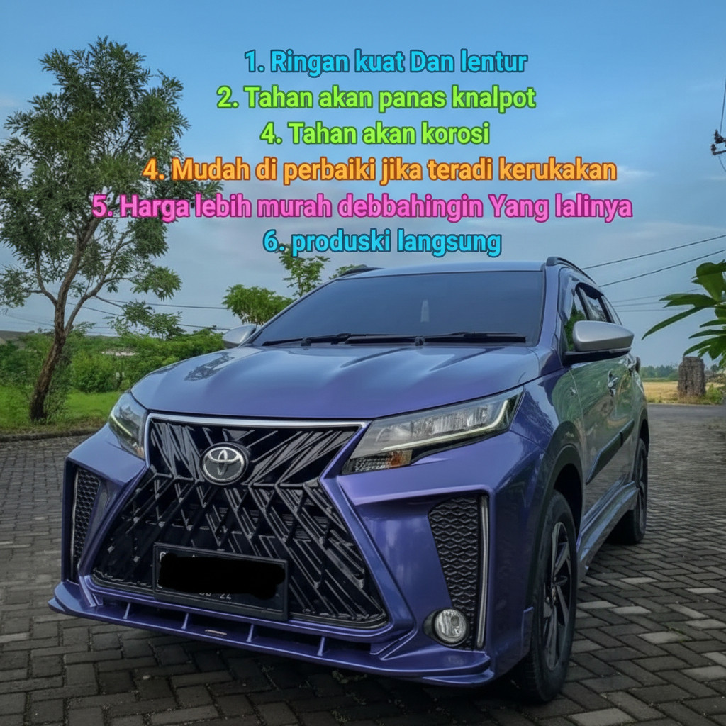cicilan 0% bodykit terios bodykit rush 2018-2025