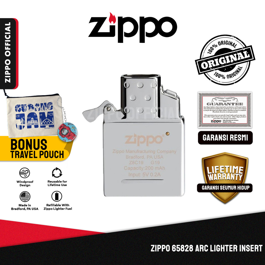 Zippo 65828 Arc Lighter Insert | Original USA