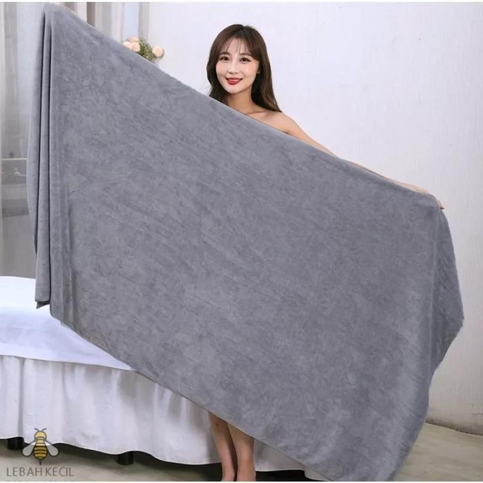 Handuk Mandi Dewasa Jumbo Microfiber 90x160 cm - 100% Katun Terry, Serap Air Maksimal, Cocok untuk H