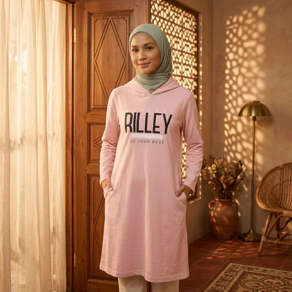 RILLEY Sweater Wanita | Sweter Cewek | Switer Sweeter Kaos Baby Terry Cewek Terbaru