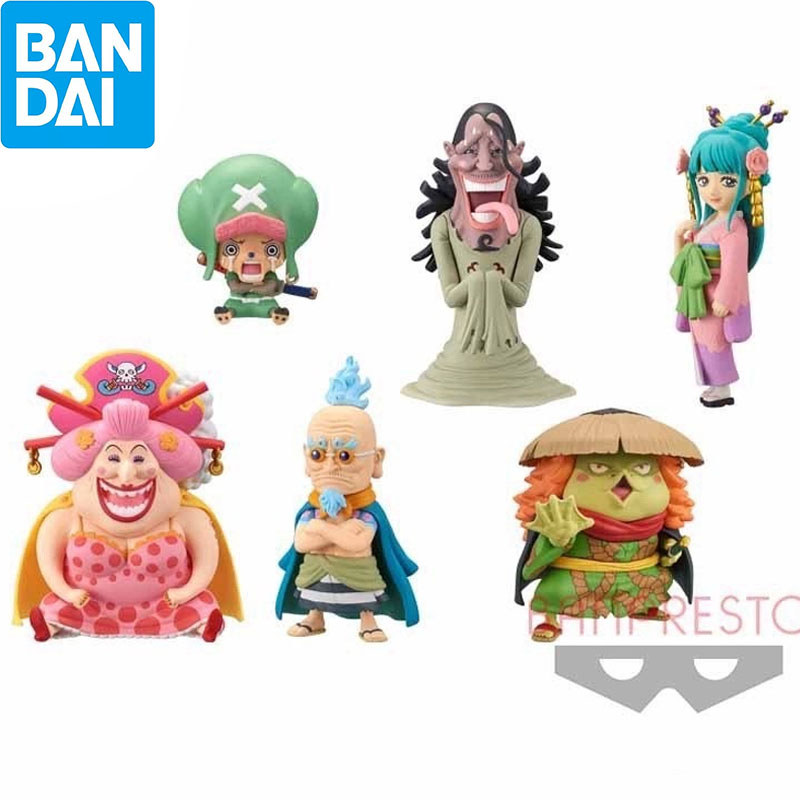 Bandai Genuine One Piece Figure Toys WCF Wano Country 7 opper Hyogoro Caribou Kozuki Hiyori Anime Mo