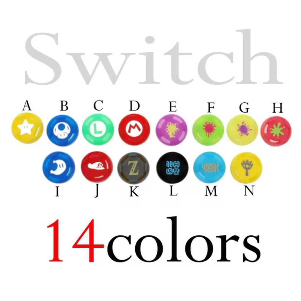 THUMB GRIP ANALOG NINTENDO SWITCH OLED V2 V1 LITE KARAKTER SILICONE SILICON SILIKON CAP COVER ANALOG
