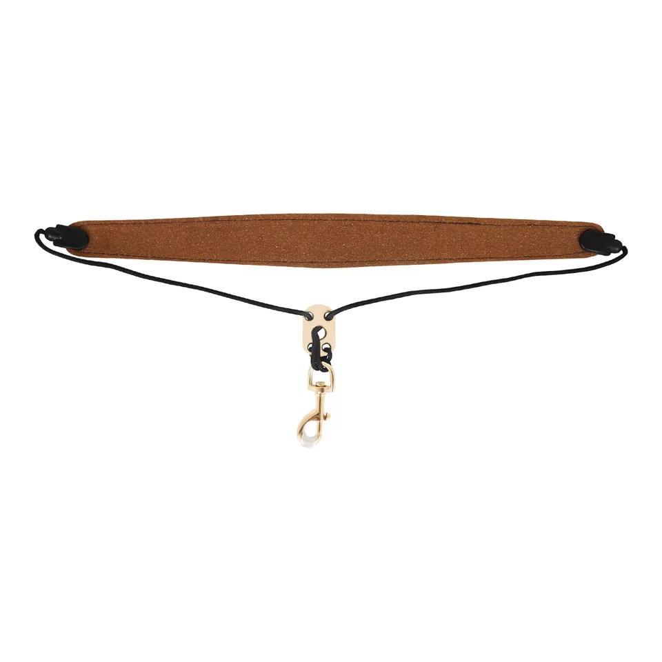 Neck Strap Comfortable Leather Neck Strap Durable Hook Relieves Shoulder Stress Saxophone Accessorie
