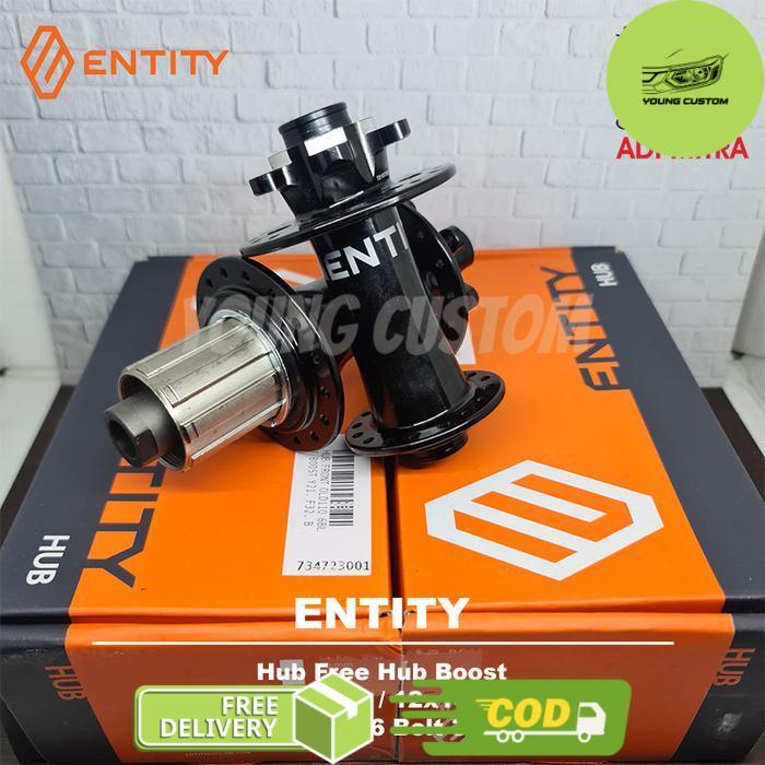 Entity Hub Freehub Boost 6 Bolt 32 Hole 15x110/12x148 8-11 Speed untuk Sepeda MTB dan Roadbike