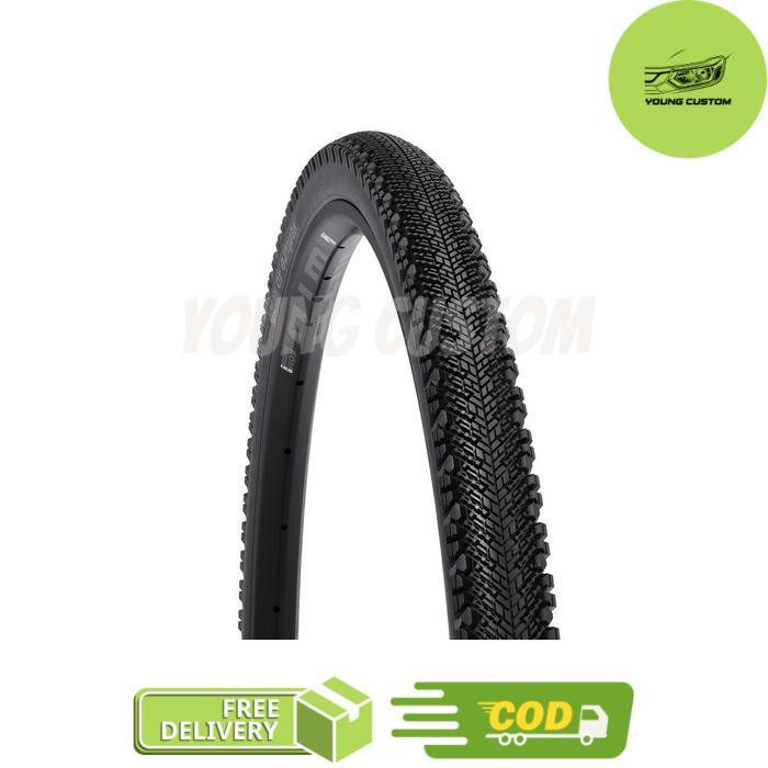 WTB Venture Ban Luar Sepeda Tire Kevlar 700 x 40C / 650Bx47 Black dan Tan Wall - 700 x 40C BLK