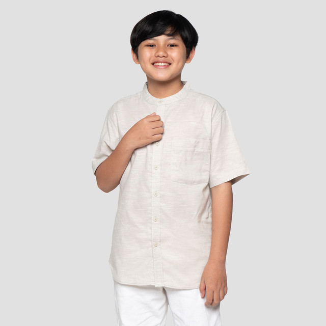 Nevada Casual Solid Baju Koko Anak Laki-laki 123466152