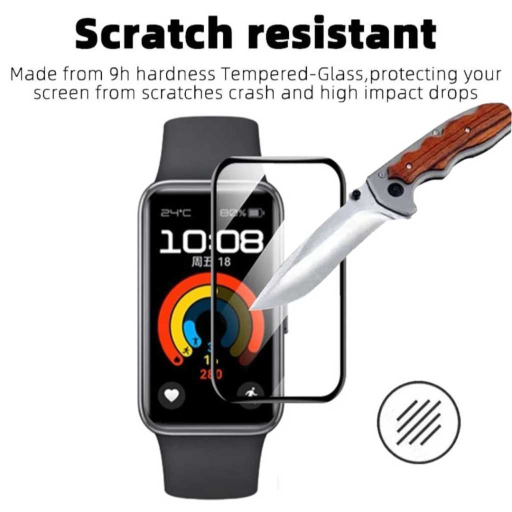 ISI 2PCS ANTI GORES LAYAR HUAWEI HONOR BAND 10 9 8 7 6 PRO HYDROGEL SCREEN GUARD PRETOECTOR PELINDUN