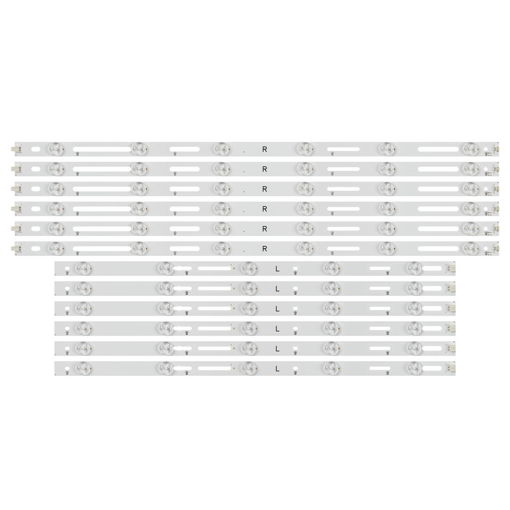 New 12 PCS/set LED Backlight strip For 50PFK4509 TPT500J1-LE8 50PFH5300 50pfk4009 500TT26 500TT25 V5