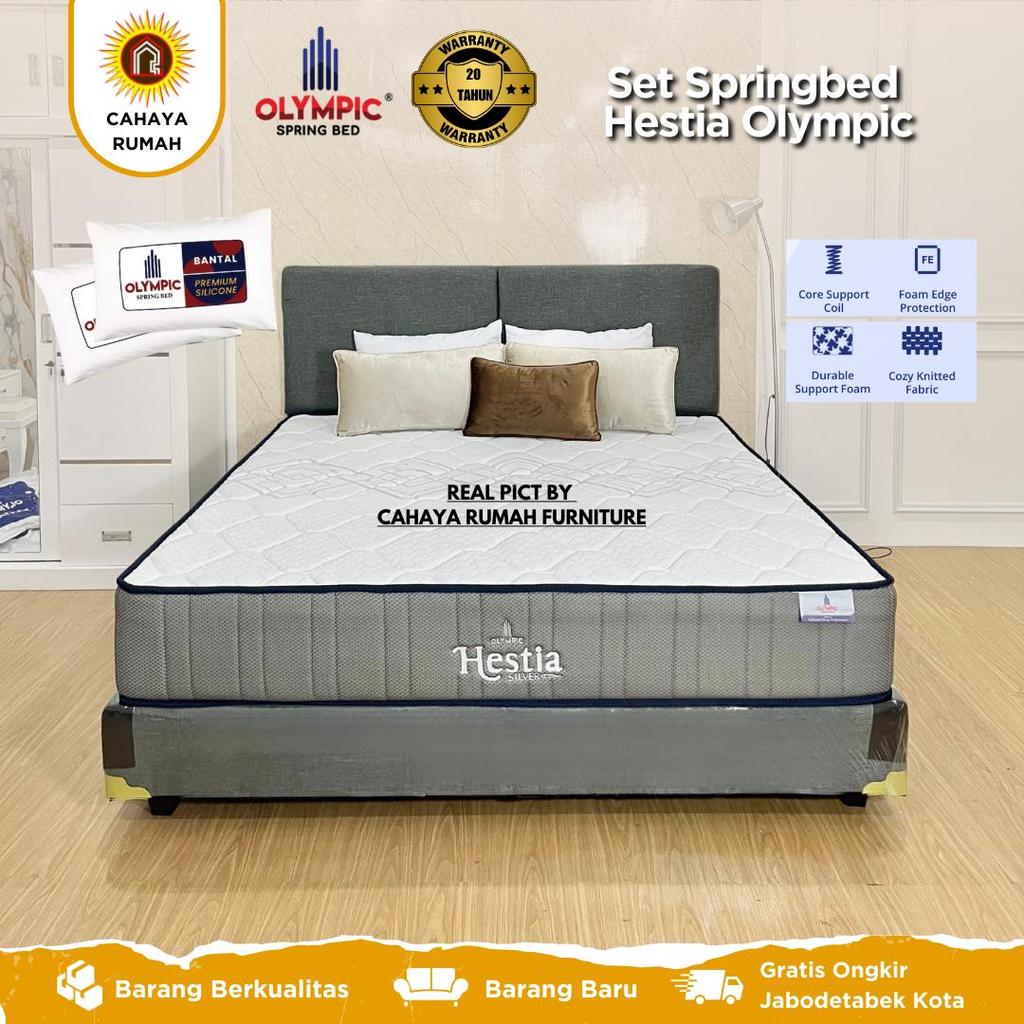 Cahaya Rumah - Springbed Hestia By Olympic  - Full Set - Tinggi kasur 28  - Dipan - Tempat Tidur