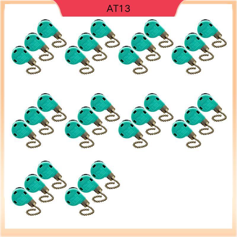 AT13 30 Pack Saklar Kipas Angin Plafon 3 Kecepatan 4 Kabel Zing Ear ZE-268S6 Saklar Rantai Tarik Kip