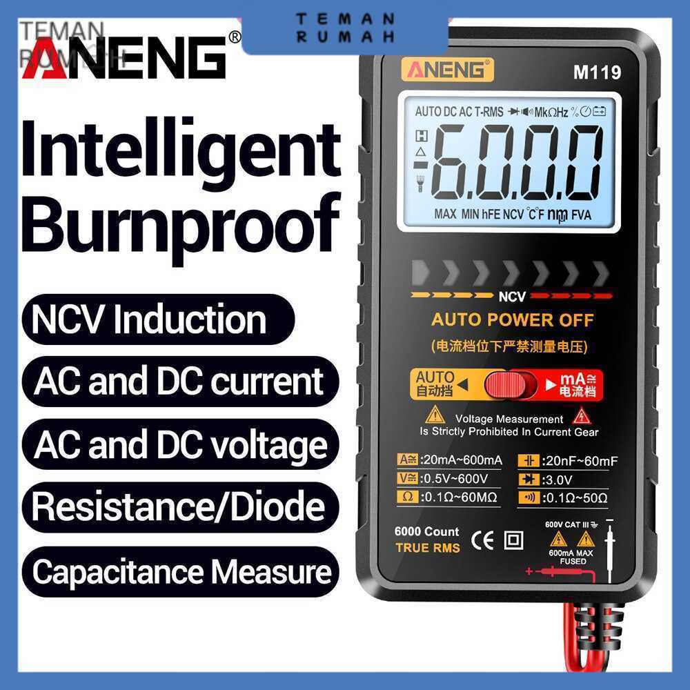 ANENG Digital Multimeter Multitester Voltage Tester with NCV Sensing - M119
