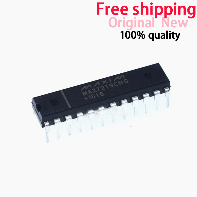 (1-10 buah) Chip MAX7219 MAX7219CNG MAX7219ENG DIP24 baru asli tersedia dalam stok