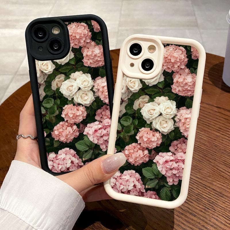 Soft Case Xiaomi Redmi Note 9 10 8 7 Pro 7S 2021 4G Max 9S 5G Lite 10S 10T Bagus Mawar Silicon Antis