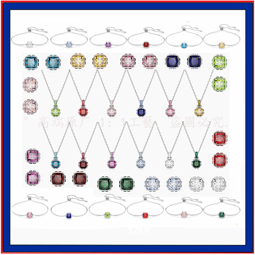 Anting pejantan batu kelahiran Shijia, anting pejantan kristal merah muda gula batu