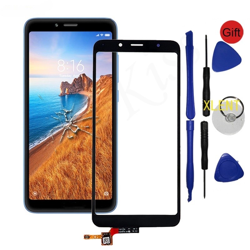 Panel Depan Untuk Xiaomi Redmi 6 Pro 6A 7 7A Redmi6 Pro Redmi7 Redmi7A Layar Sentuh Digitizer Sensor